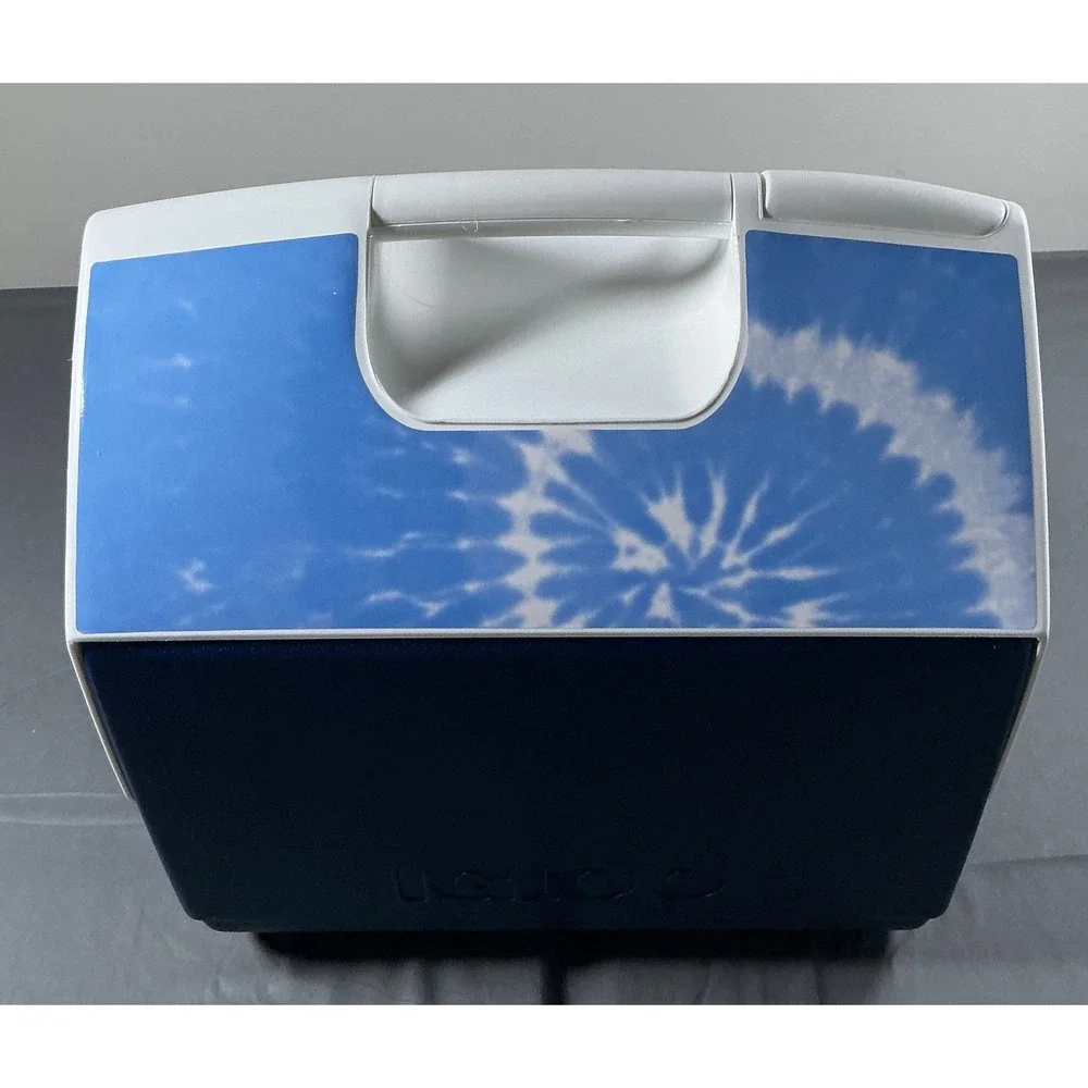 Igloo TravisMathew The 7s‎ Club Playmate Elite Cooler Tie Dye Blue White 16 Qt